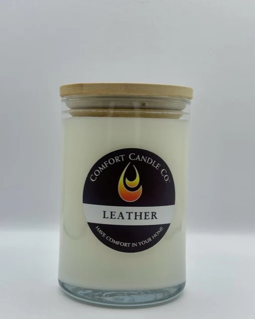 Leather Scented Candle - Image 7